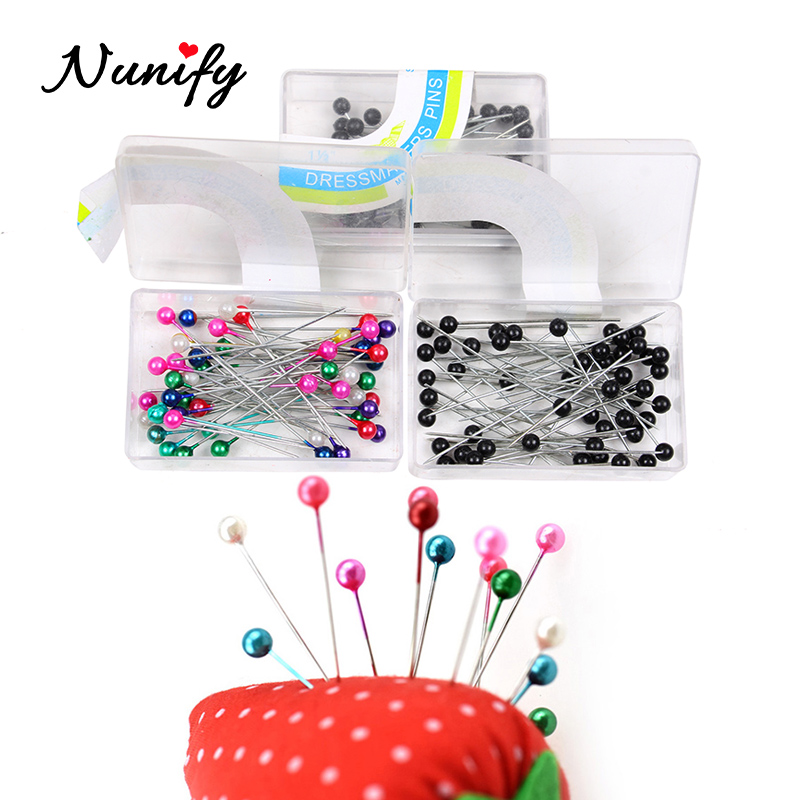 Jewelry Making Head Pins - Nunify 스테인레스 스틸 Dressmaker 핀 다채로운