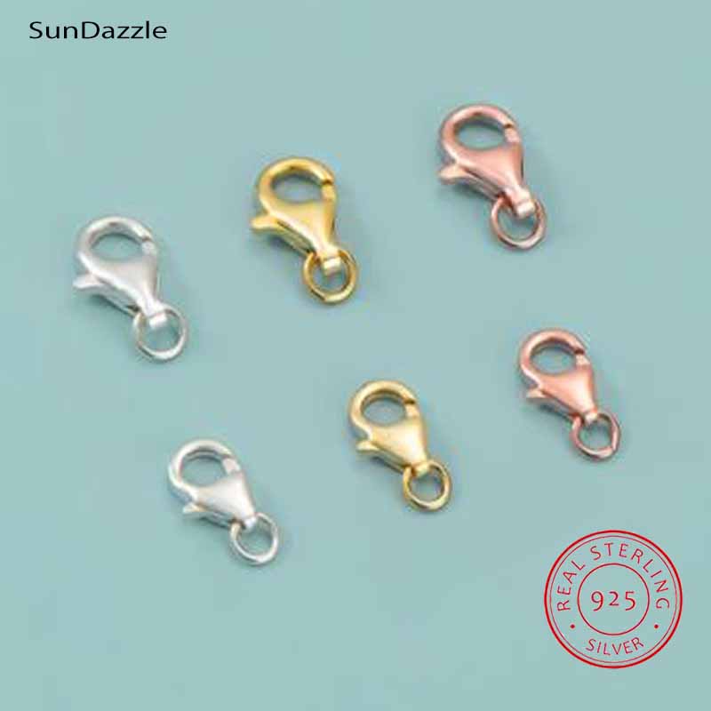Jewelry Making Gold - 2개 진짜 순은 925 스털링 실버