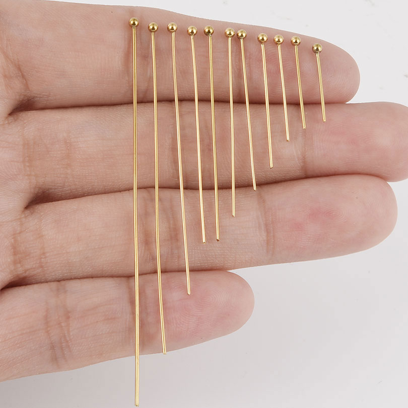 Jewelry Making Head Pins - 200개 볼 헤드 핀 스테인리스 스틸
