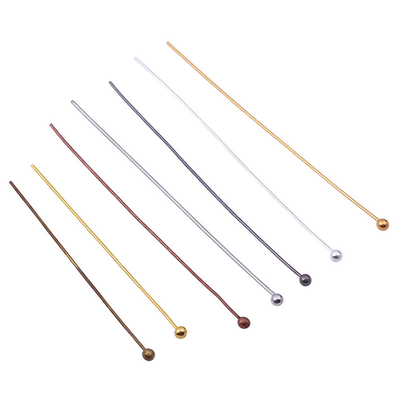 Jewelry Making Head Pins - 200개/세트 16 20 25 30 40