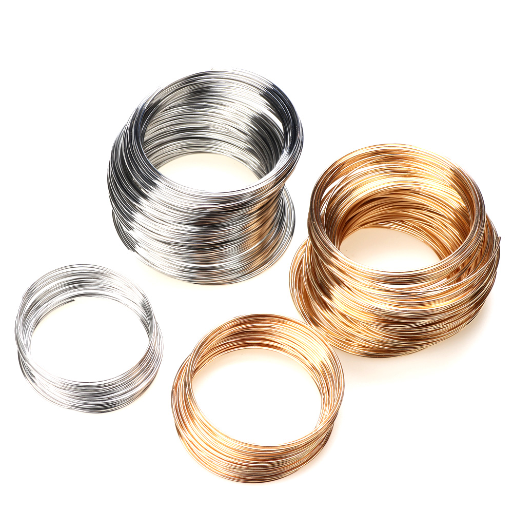 Memory Wire Bracelet - 0.8MM 55/60MM 로듐/KC 골드 메모리 와이어