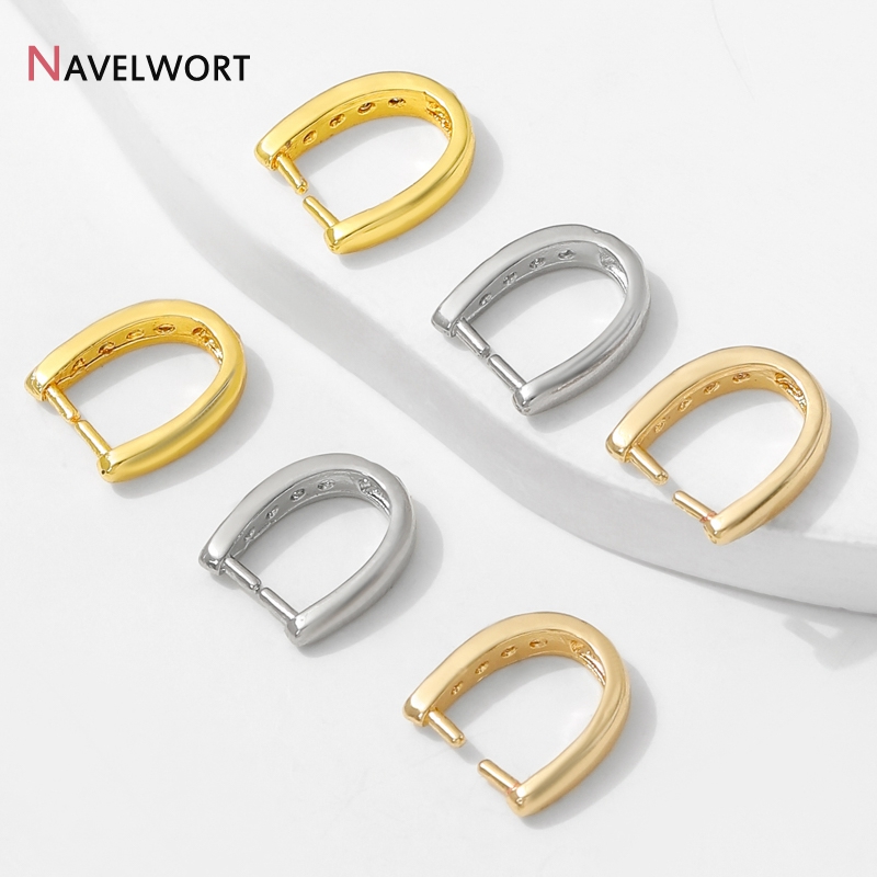 Jewelry Making Gold - 14K 금도금 황동 금속 지르콘 인레이드