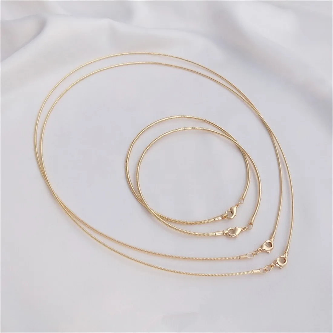 Memory Wire Bracelet - 14K 골드 컬러 메모리 리바운드 팔찌