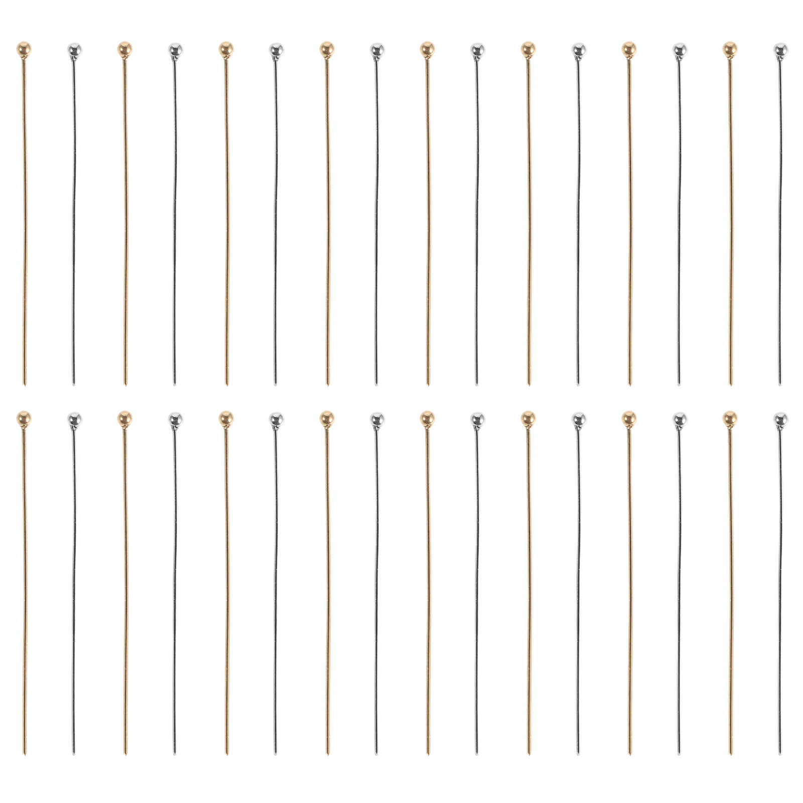 Jewelry Making Head Pins - 100개입 주얼리 제작용 헤드핀 스테인리스 스틸