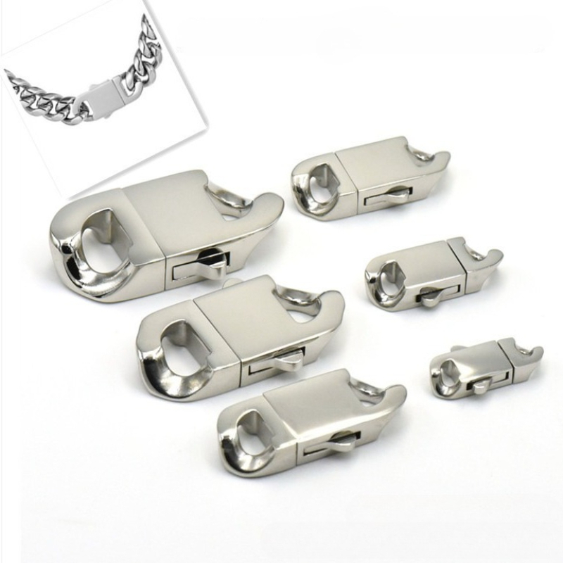 Jewelry Making Metal Supplies - 스테인리스 스틸 스프링 클래스프, 랍스터 클래스프,