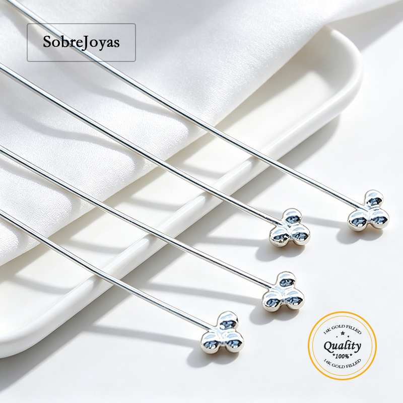3볼 헤드핀 925 스털링 실버 진주 핀 바늘 펜던트  - Jewelry Making Head Pins 리뷰 및 가격