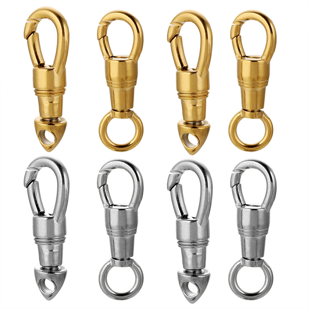 2 개/몫 스테인레스 스틸 가방 열쇠 고리 후크 걸쇠  - Jewelry Making Chain 리뷰 및 가격