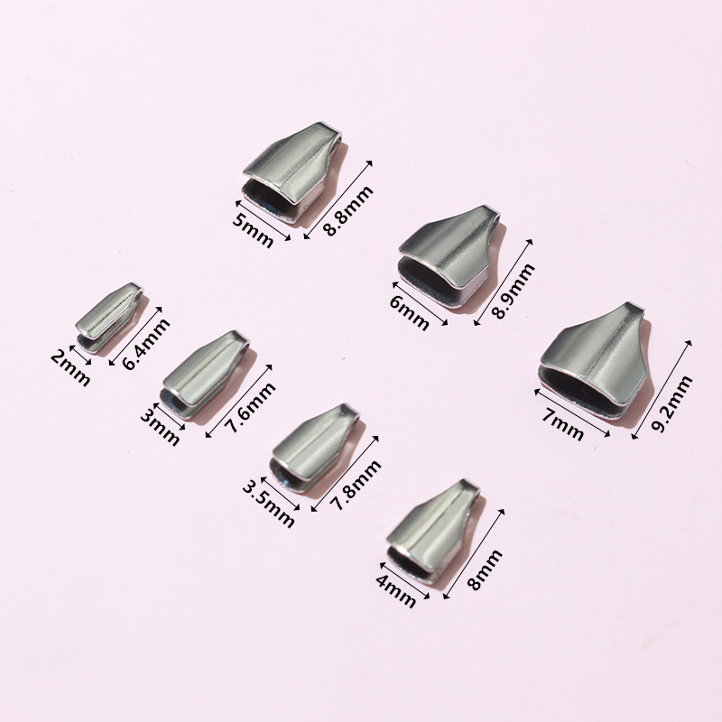 100pcs 스테인레스 스틸 2-7mm 플랫 코드 크림 - Jewelry Making Chain 리뷰 및 가격