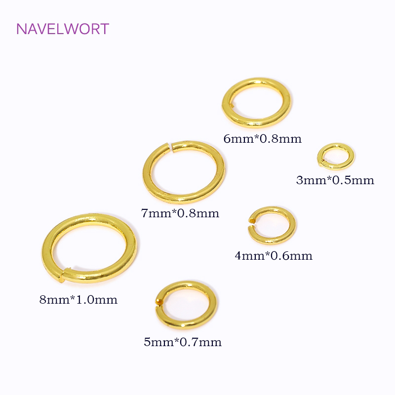 14K/18K 골드 도금 분할 링 오픈 점프 링 보석  - Jewelry Making Ring Tool 리뷰 및 가격