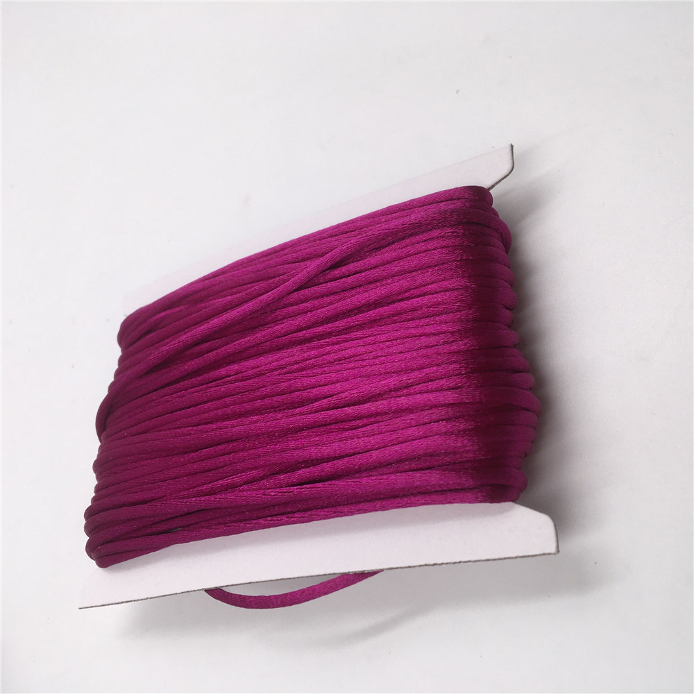 2mm 땋은 Macrame 실크 Macrame 코드 로 - Memory Wire Bracelet 리뷰 및 가격
