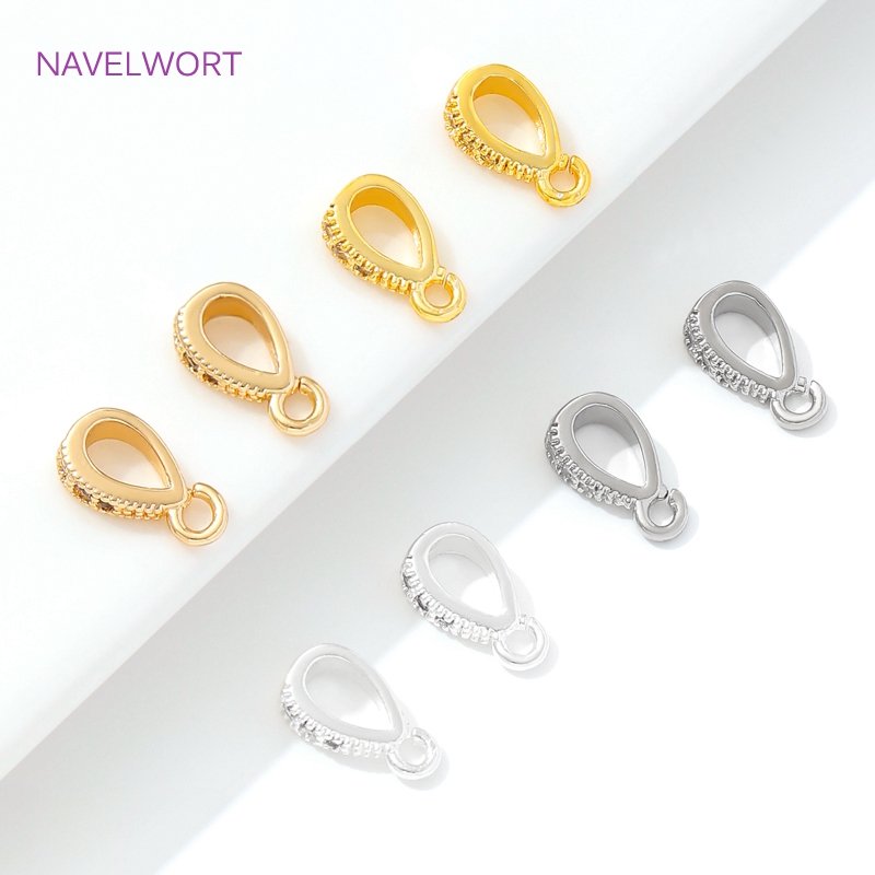 금도금 상감 지르콘 펜던트 베일, 링 황동 펜던트 베일 - Jewelry Making Ring Tool 리뷰 및 가격