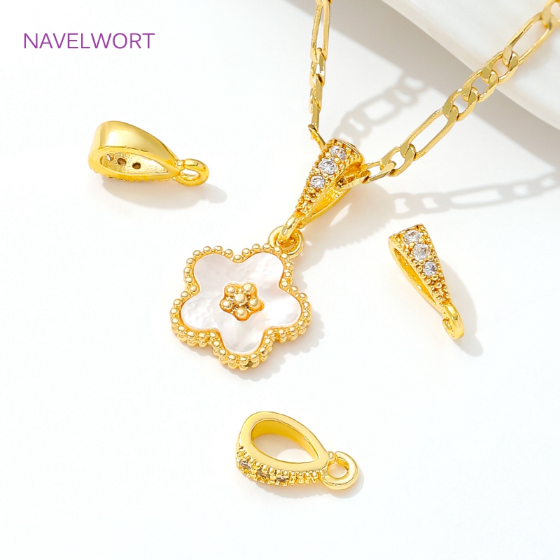 금도금 상감 지르콘 펜던트 베일, 링 황동 펜던트 베일 - Jewelry Making Ring Tool 리뷰 및 가격