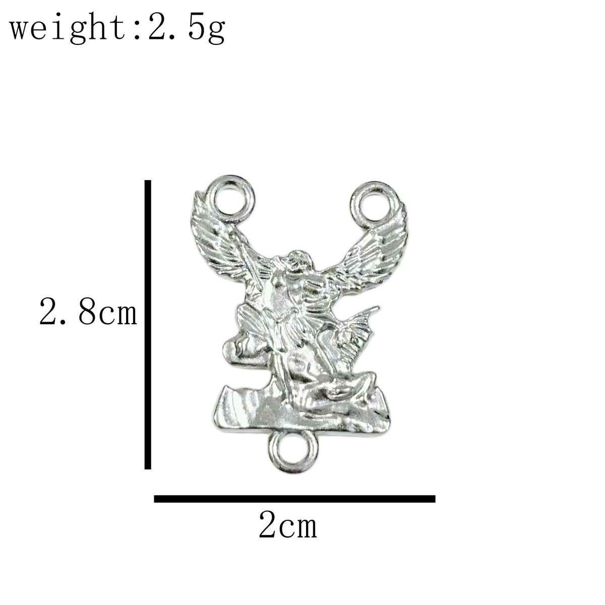 20개 세트 성 미카엘 참, 실버톤 천사 펜던트, 팔찌 - Jewelry Making Michaels 리뷰 및 가격