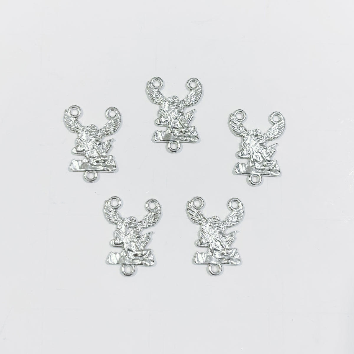 20개 세트 성 미카엘 참, 실버톤 천사 펜던트, 팔찌 - Jewelry Making Michaels 리뷰 및 가격