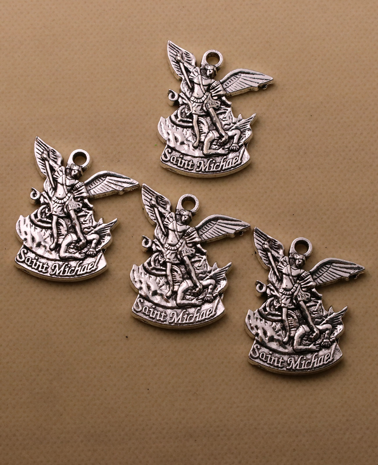5Pcs 대천사 세인트 마이클 보호 메달 기독교 세인트 - Jewelry Making Michaels 리뷰 및 가격