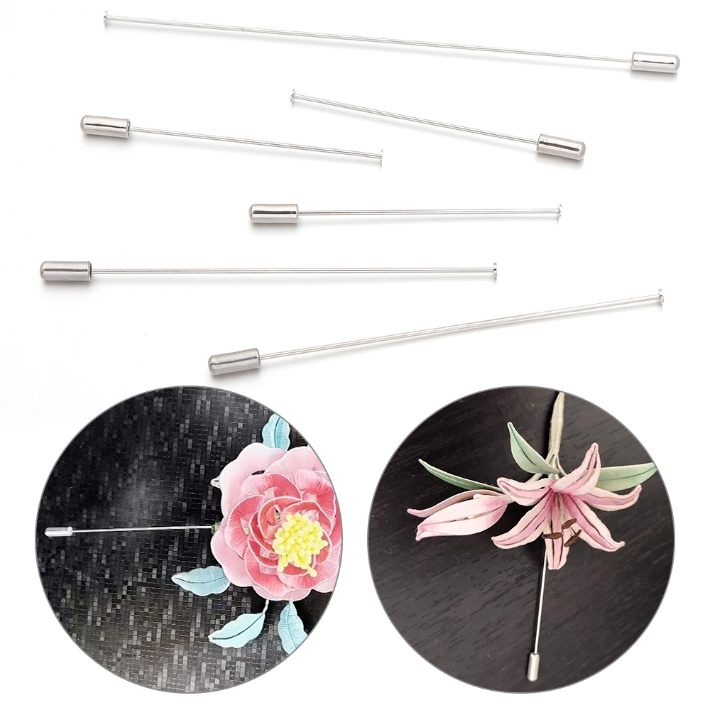 10개 60/90/120mm 구리 브로치 핀 플랫 헤드 - Jewelry Making Head Pins 리뷰 및 가격