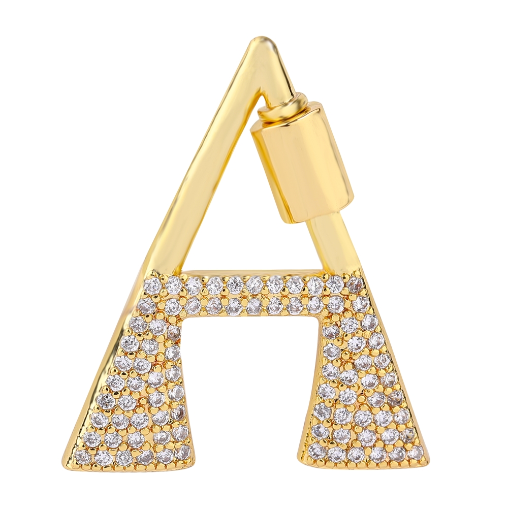 주야 18K 금도금 26개 알파벳 문자 펜던트 패스너  - Jewelry Making Chain 리뷰 및 가격