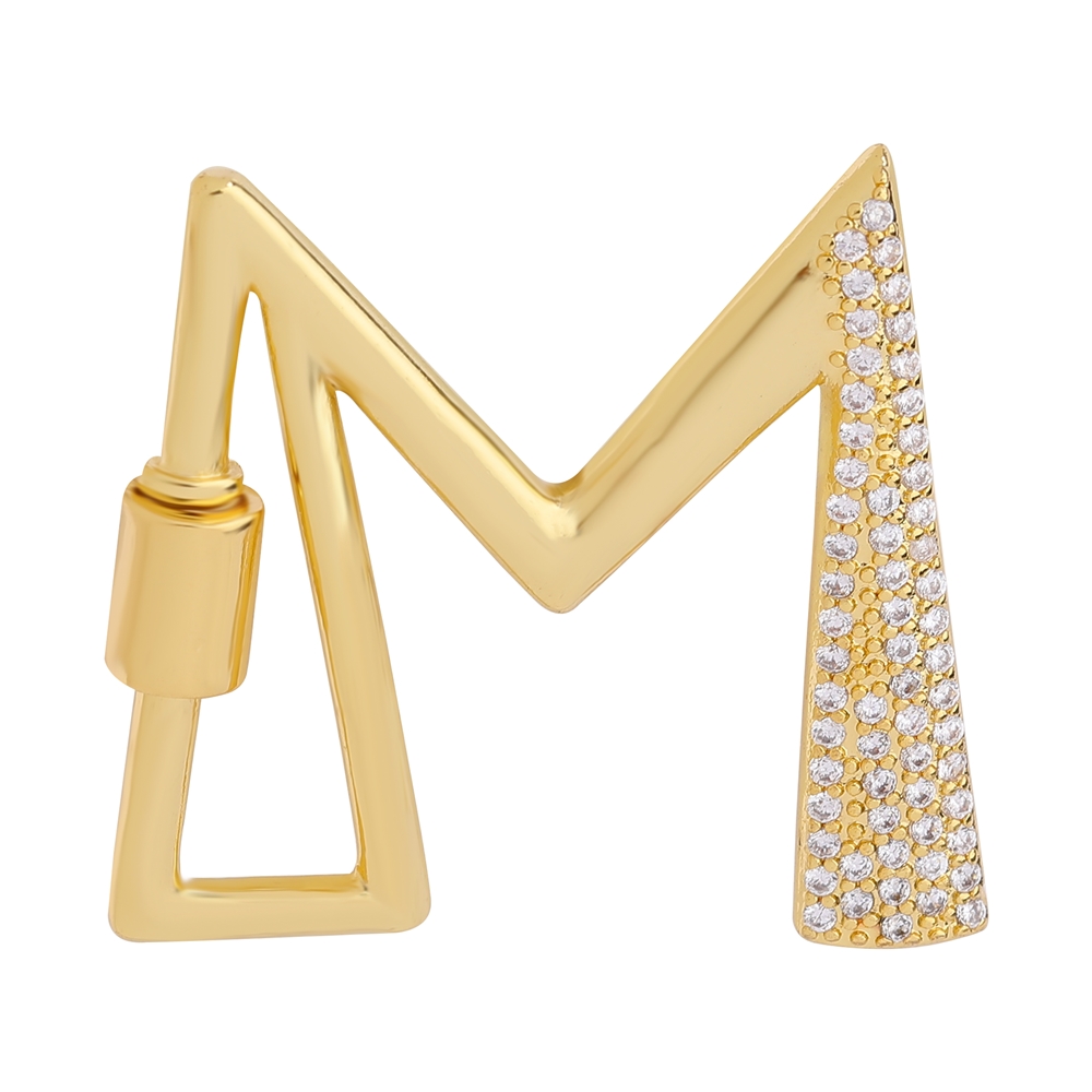 주야 18K 금도금 26개 알파벳 문자 펜던트 패스너  - Jewelry Making Chain 리뷰 및 가격