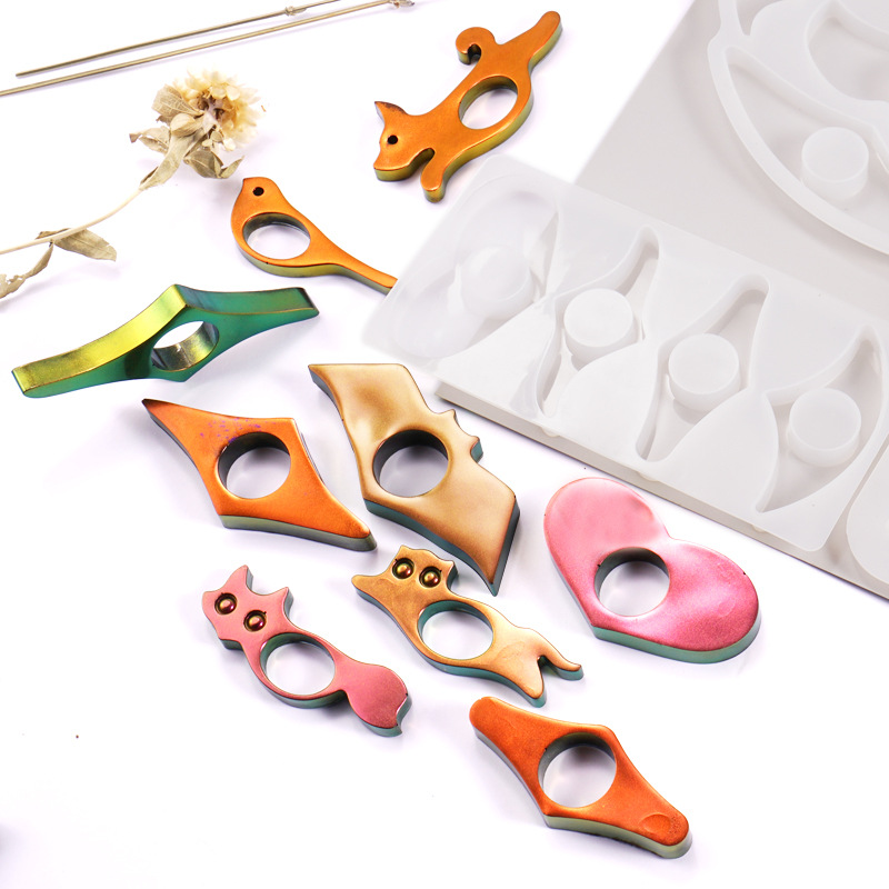 DIY 크리스탈 거울 실리콘 금형 멀티 스타일 책 반지 - Jewelry Making Journal 리뷰 및 가격