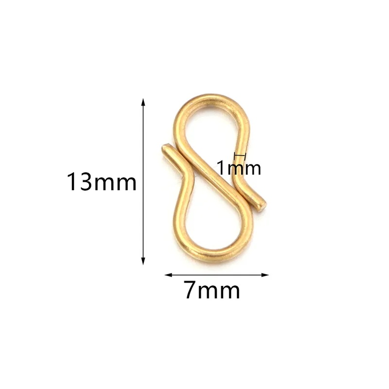 30pcs 스테인레스 스틸 S 모양 엔드 걸쇠 후크 체 - Jewelry Making Chain 리뷰 및 가격