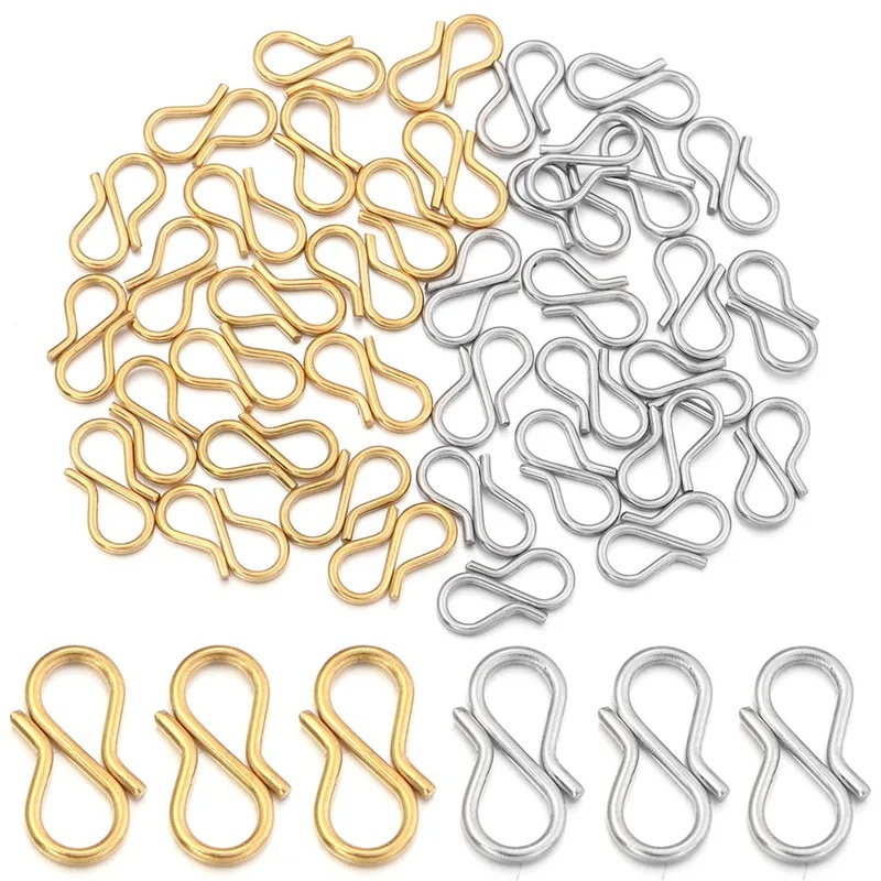 30pcs 스테인레스 스틸 S 모양 엔드 걸쇠 후크 체 - Jewelry Making Chain 리뷰 및 가격