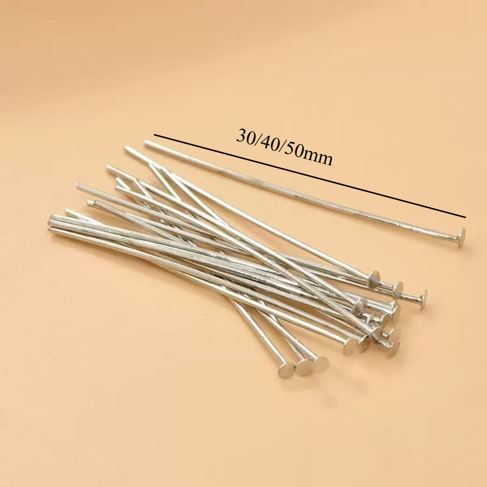 200개입 30/40/50mm 철제 바늘, 박스 포장된 - Jewelry Making Head Pins 리뷰 및 가격