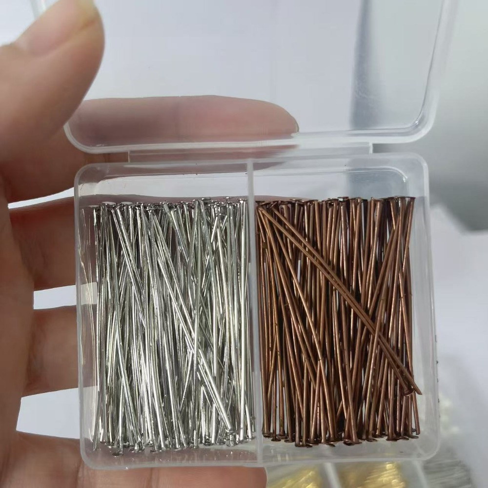200개입 30/40/50mm 철제 바늘, 박스 포장된 - Jewelry Making Head Pins 리뷰 및 가격