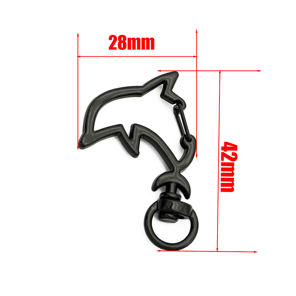 10pcs 캔디 색상 금속 돌고래 스냅 랍스터 걸쇠 후 - Jewelry Making Metal Supplies 리뷰 및 가격