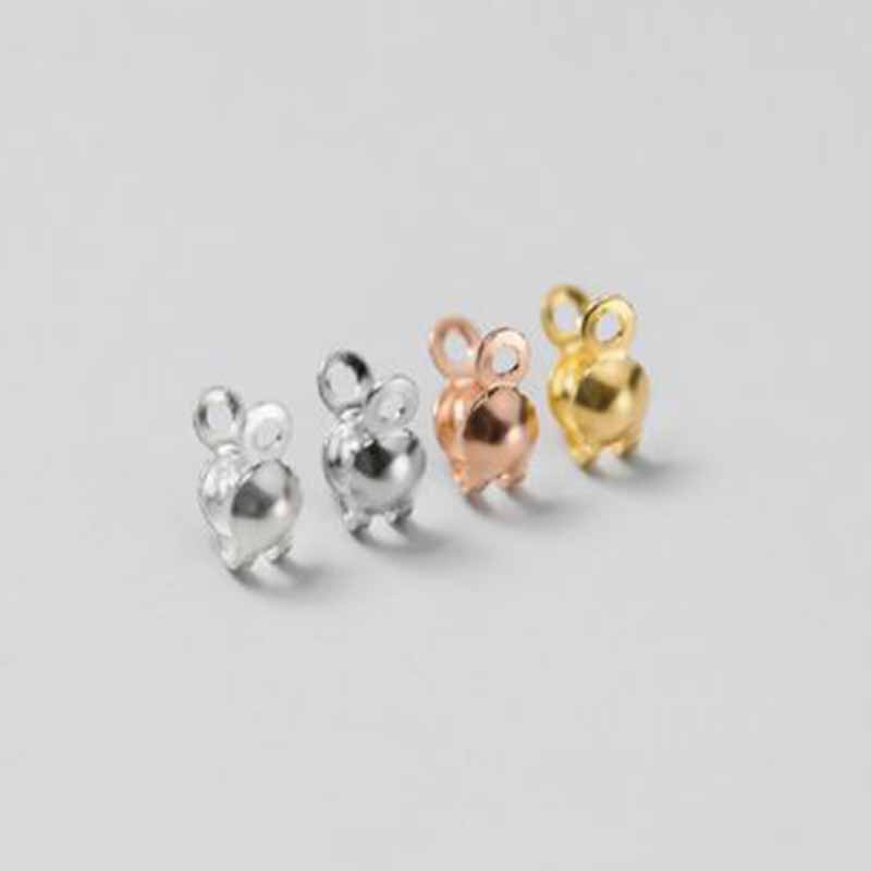 4개 정품 순은 925 스털링 실버 마감 비즈 클래스프 - Jewelry Making Gold 리뷰 및 가격