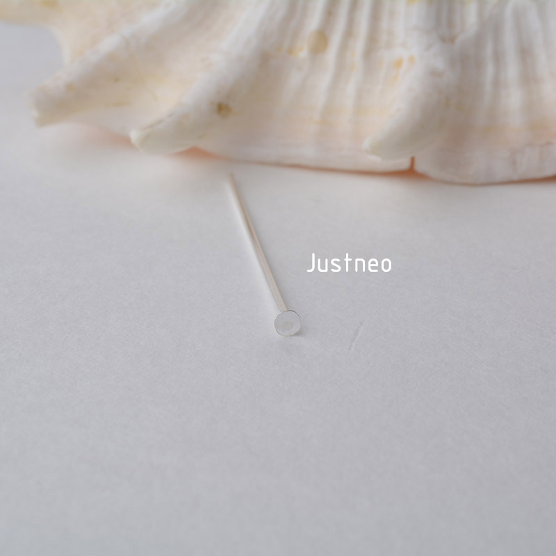 925 스털링 실버 플랫 헤드 핀, 실버 T핀, 쥬얼리 - Jewelry Making Head Pins 리뷰 및 가격