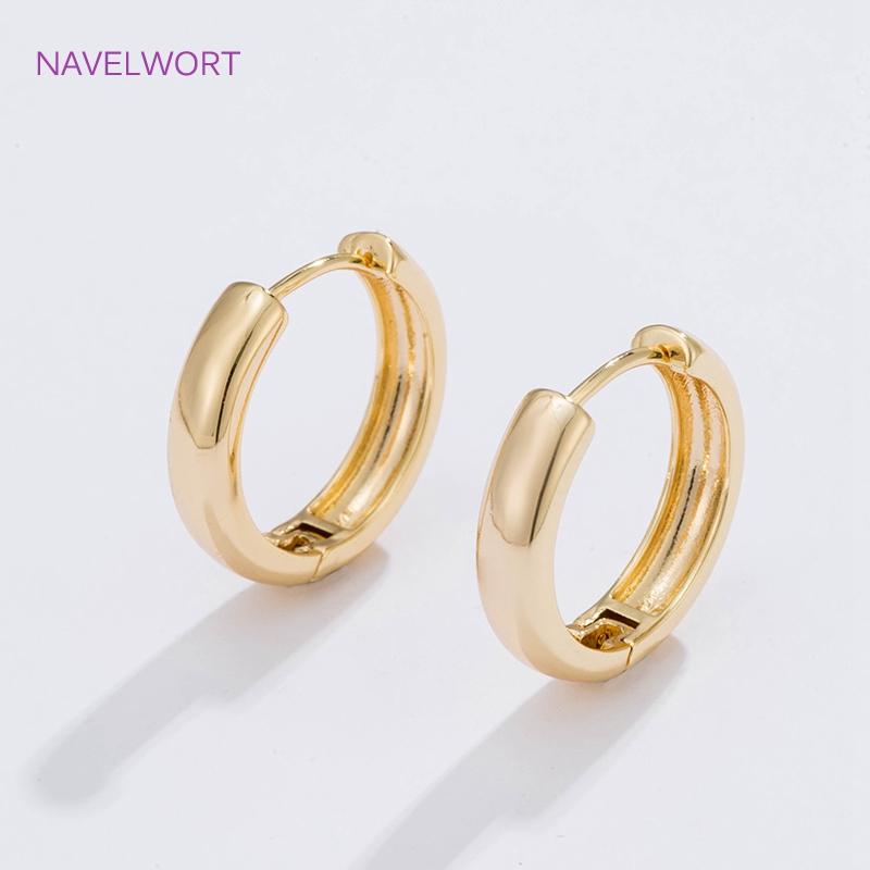 6가지 사이즈의 금도금 원형 후프 귀걸이 여성용 선물, - Jewelry Making Gold 리뷰 및 가격