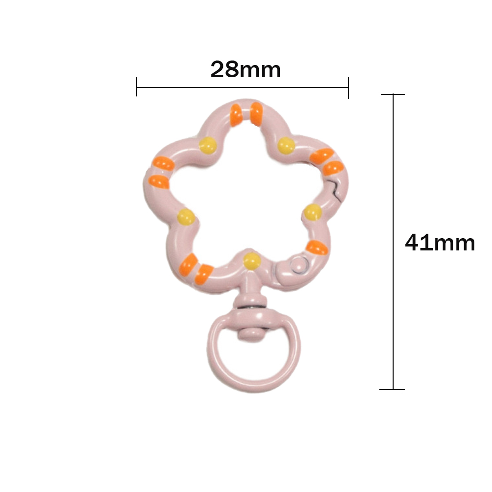 5pcs 꽃 금속 랍스터 클로 걸쇠 회전 매는 밧줄 트 - Jewelry Making Chain 리뷰 및 가격