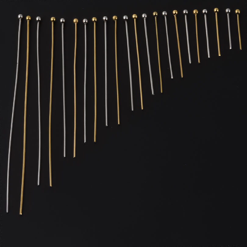200개 볼 헤드 핀 스테인리스 스틸 비딩 핀 DIY  - Jewelry Making Head Pins 리뷰 및 가격