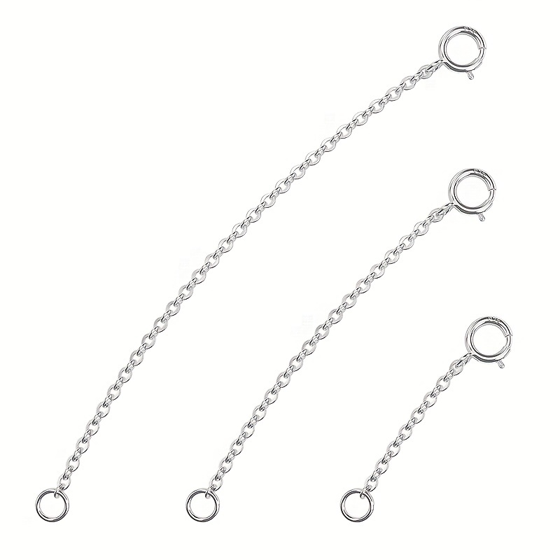 3개의 스프링 클래스프 연장 체인, 목걸이 팔찌 DIY - Jewelry Making Chain 리뷰 및 가격