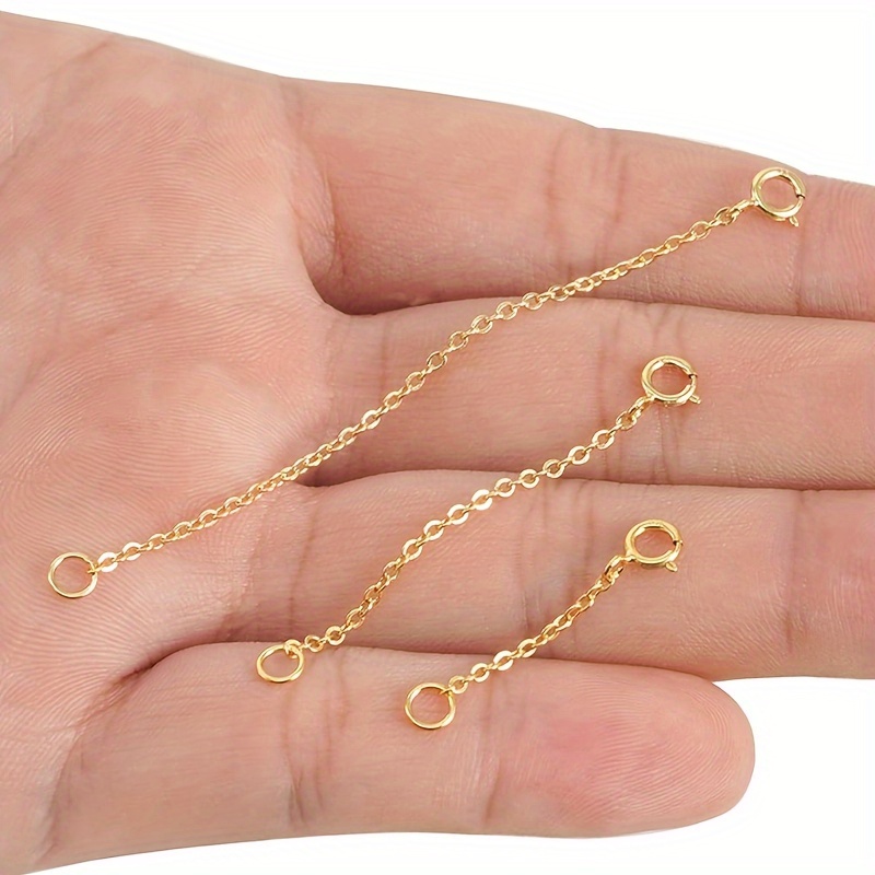 3개의 스프링 클래스프 연장 체인, 목걸이 팔찌 DIY - Jewelry Making Chain 리뷰 및 가격