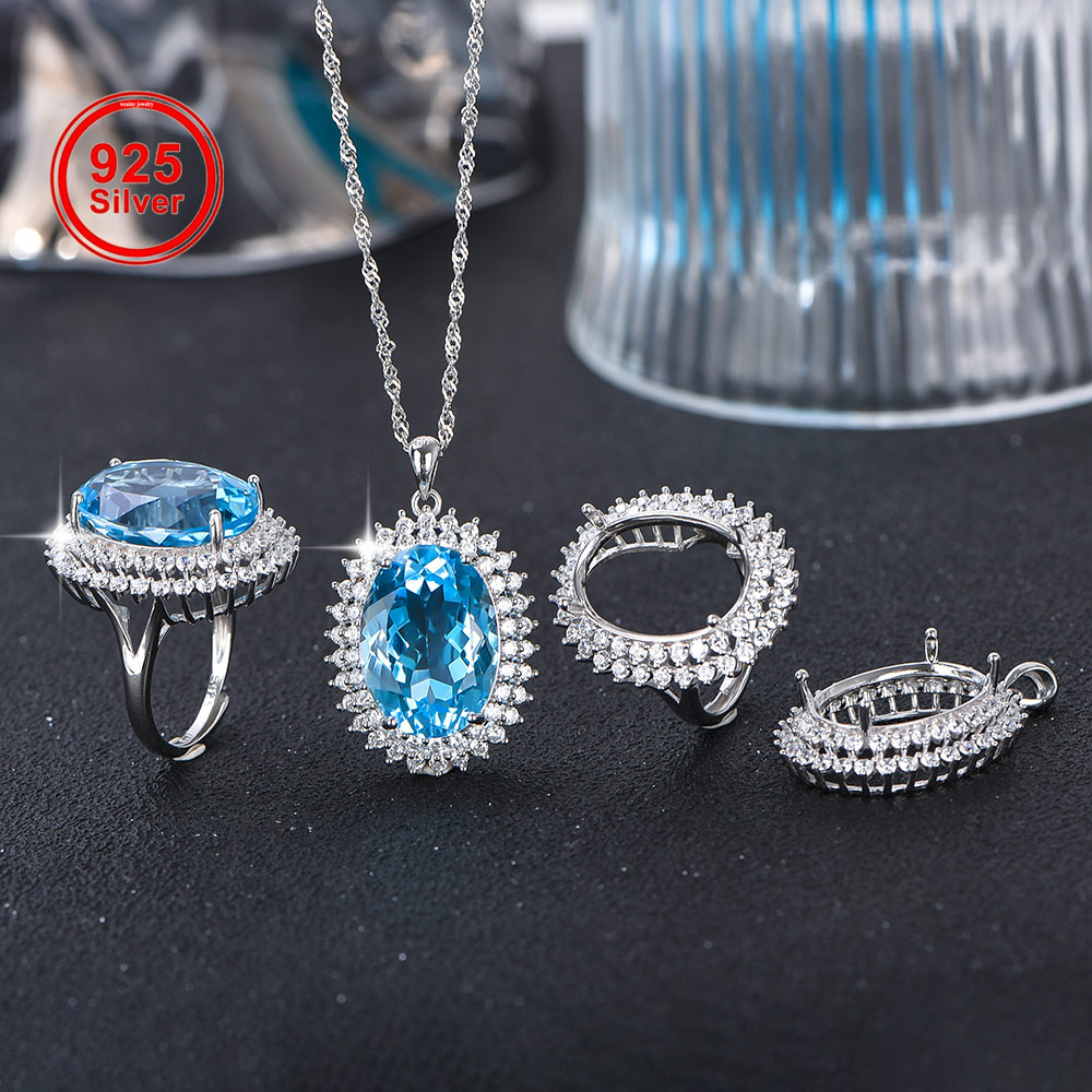 13x18mm S925 스털링 실버 반지 펜던트 빈 설 - Jewelry Making Ring Tool 리뷰 및 가격