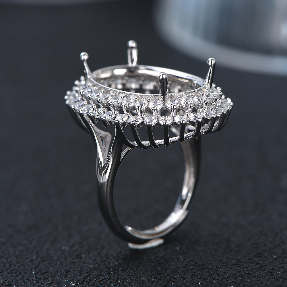 13x18mm S925 스털링 실버 반지 펜던트 빈 설 - Jewelry Making Ring Tool 리뷰 및 가격