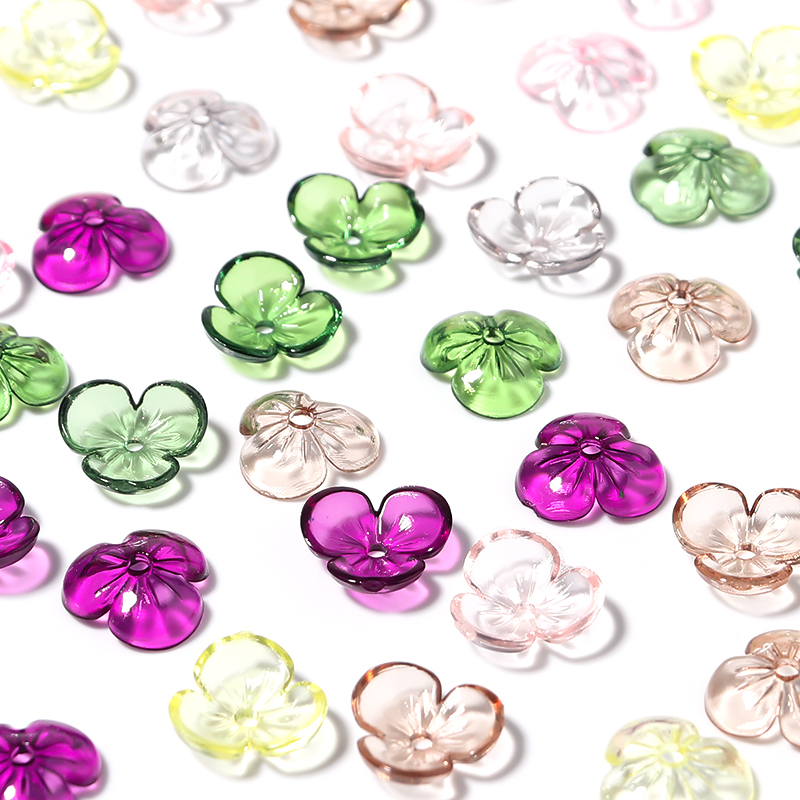 투명 송진 꽃잎 비즈 꽃 스페이서 비즈 캡, 느슨한 비 - Jewelry Making Resin 리뷰 및 가격