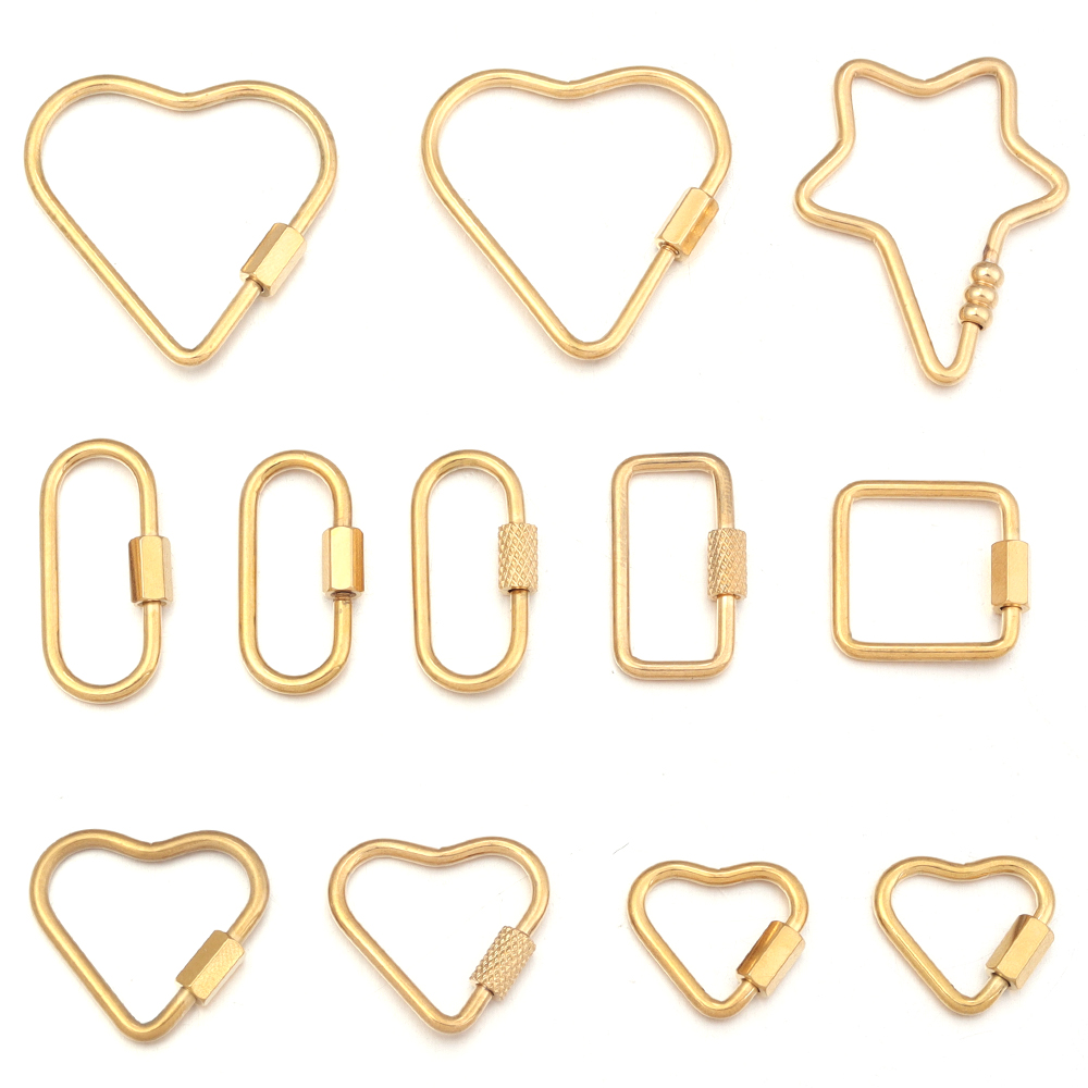 2pcs DIY 목걸이 키체인 보석을 위한 금 스테인리 - Jewelry Making Gold 리뷰 및 가격
