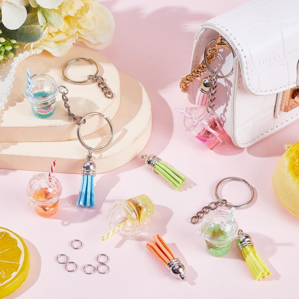 DIY 버블 티 키체인 키트, 버블 티 참, 쥬얼리 제 - Jewelry Making Chain 리뷰 및 가격