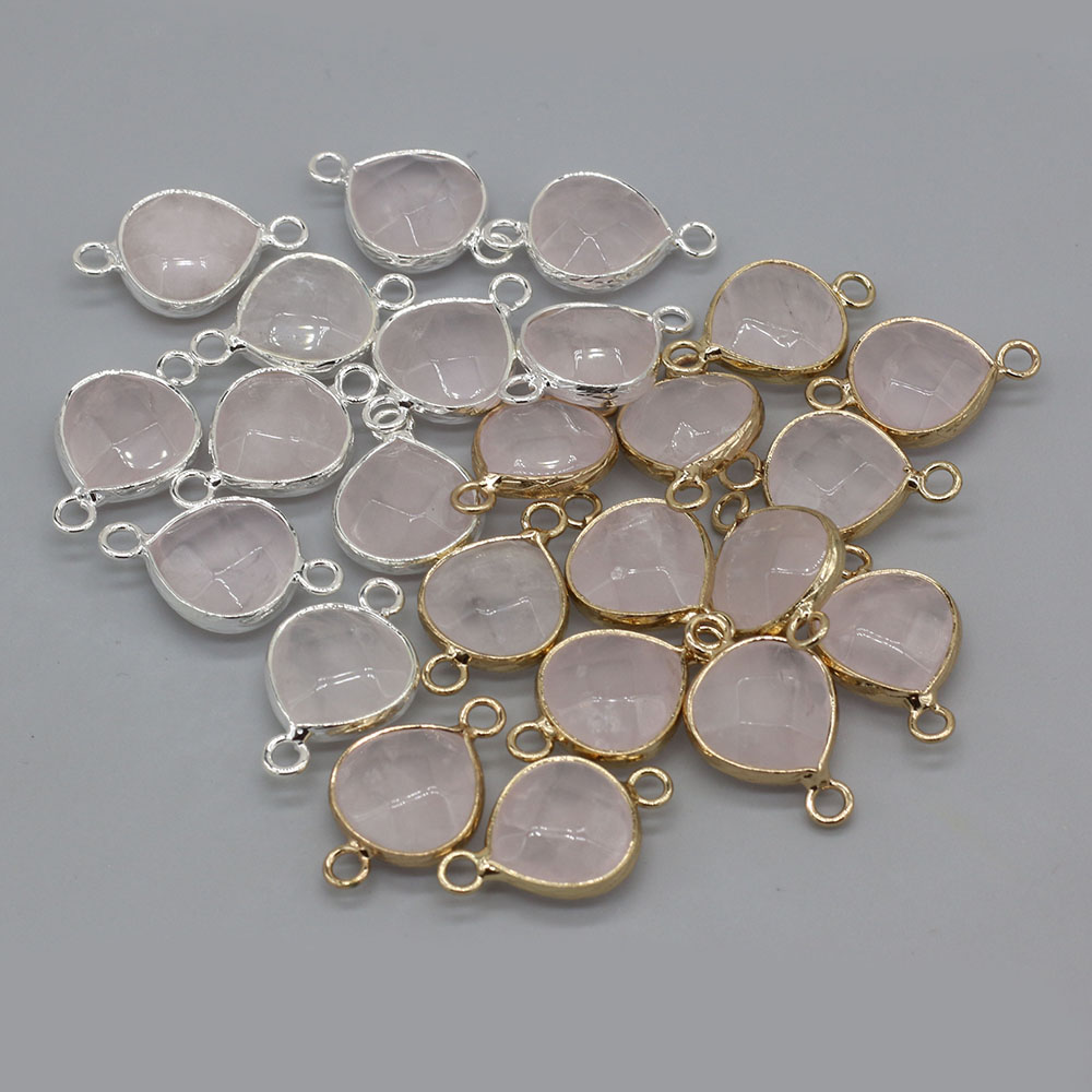 2pcs 천연 돌 커넥터 DIY 여성을위한 뚱뚱한 워터 - Jewelry Making With Stones 리뷰 및 가격