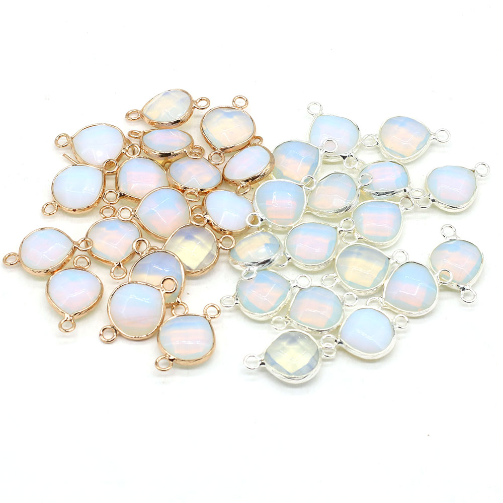2pcs 천연 돌 커넥터 DIY 여성을위한 뚱뚱한 워터 - Jewelry Making With Stones 리뷰 및 가격