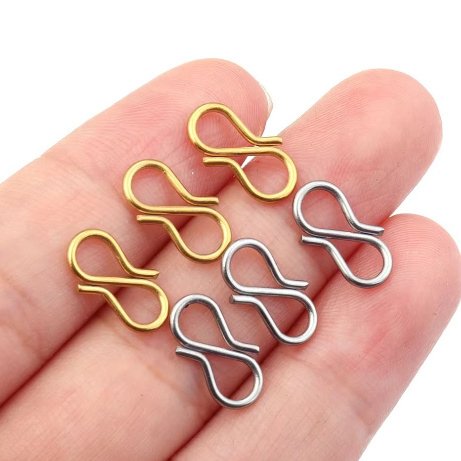 30 개/몫 7x13mm 세련된 문자 S 버클 걸쇠 D - Jewelry Making Gold 리뷰 및 가격