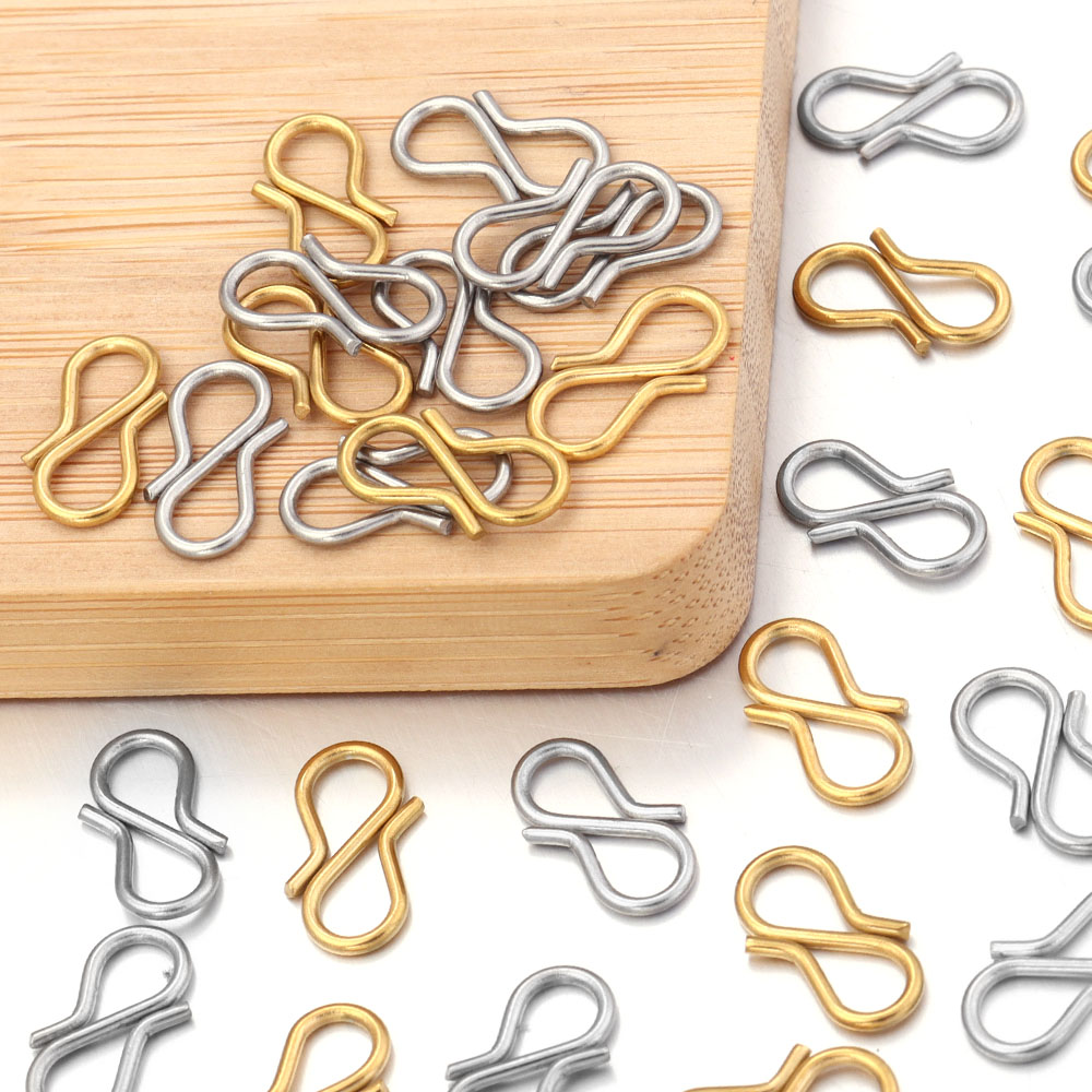 30 개/몫 7x13mm 세련된 문자 S 버클 걸쇠 D - Jewelry Making Gold 리뷰 및 가격