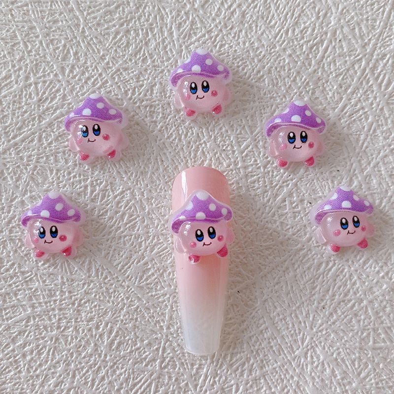 2/10/20pcs 커비 네일 참 3D 수지 귀여운 만 - Jewelry Making Resin 리뷰 및 가격
