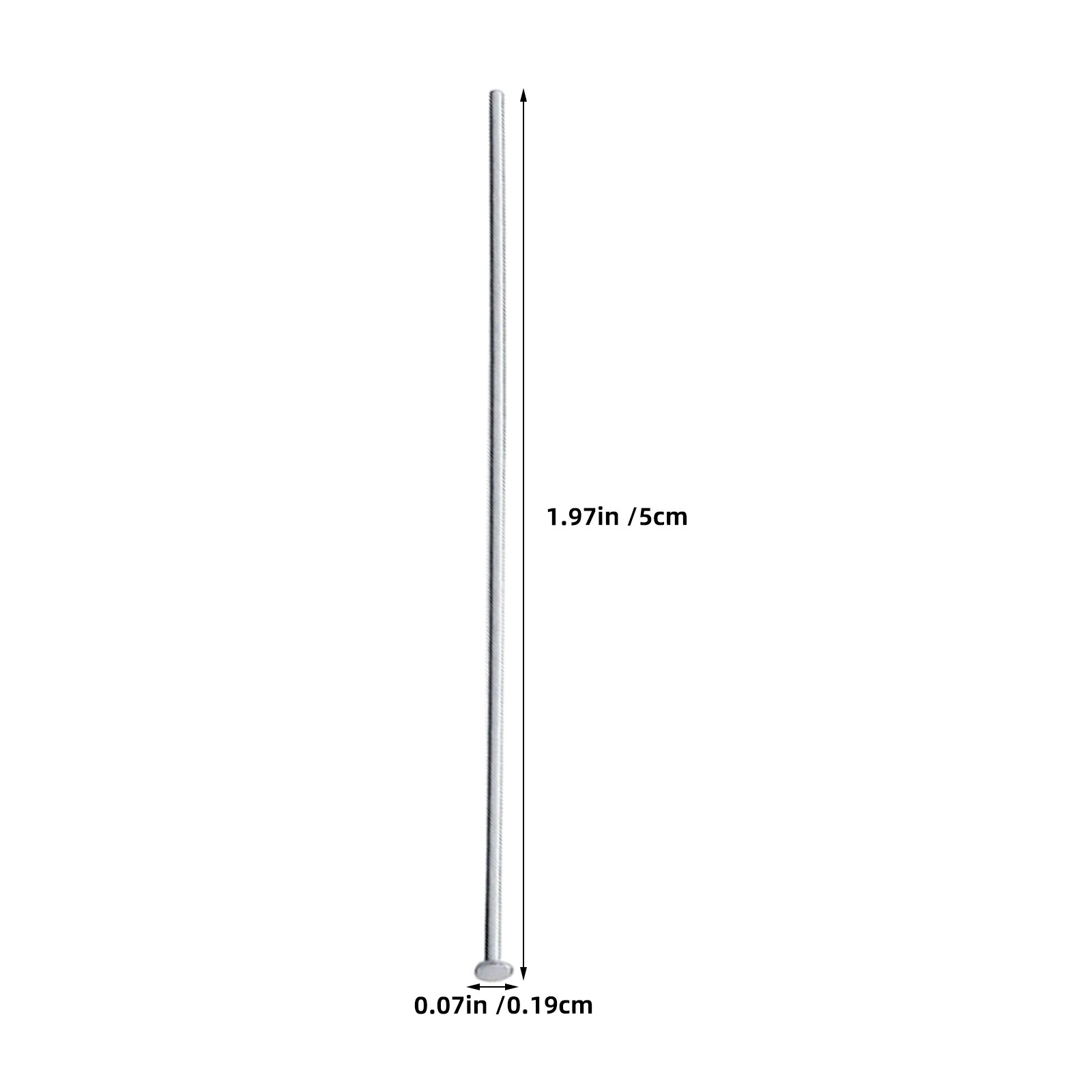 300개 스테인리스 스틸 플랫 헤드 핀 0.7x50mm - Jewelry Making Head Pins 리뷰 및 가격