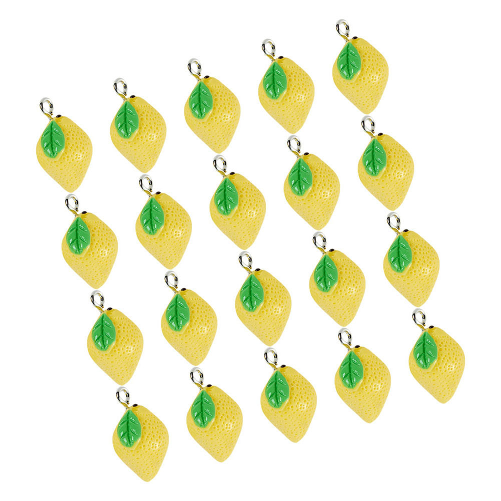20개 레진 레몬 참 과일 펜던트 주얼리 부자재, 주얼 - Jewelry Making Resin 리뷰 및 가격