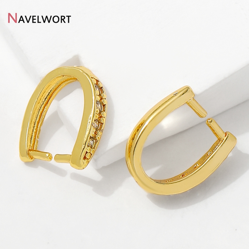 14K 금도금 황동 금속 지르콘 인레이드 펜던트 베일  - Jewelry Making Gold 리뷰 및 가격