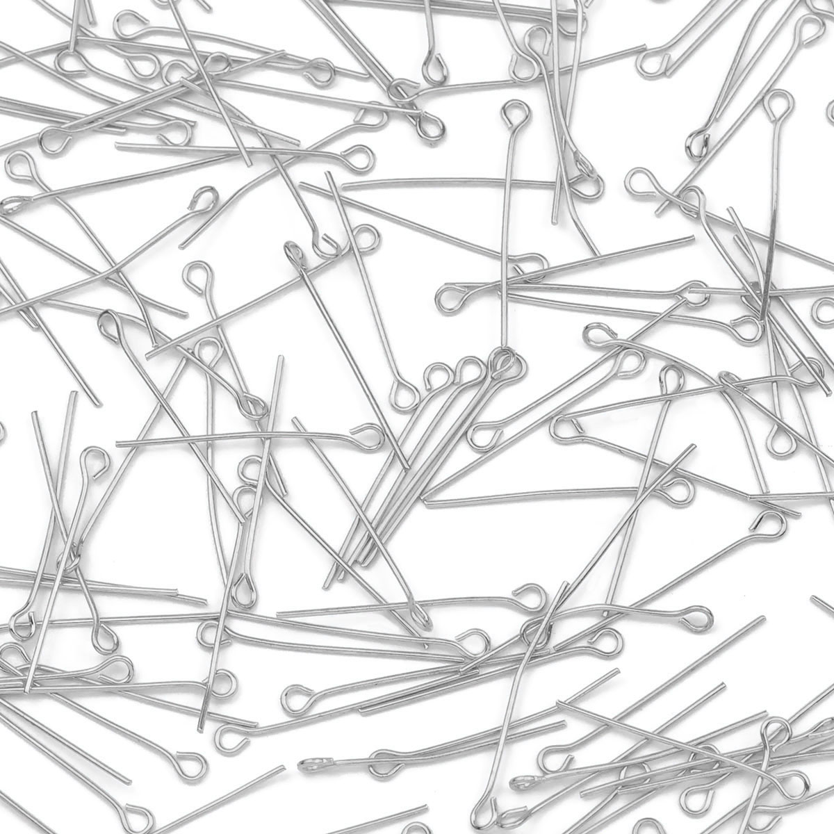 100개/세트 스테인리스 스틸 아이핀 DIY 쥬얼리 액 - Jewelry Making Head Pins 리뷰 및 가격