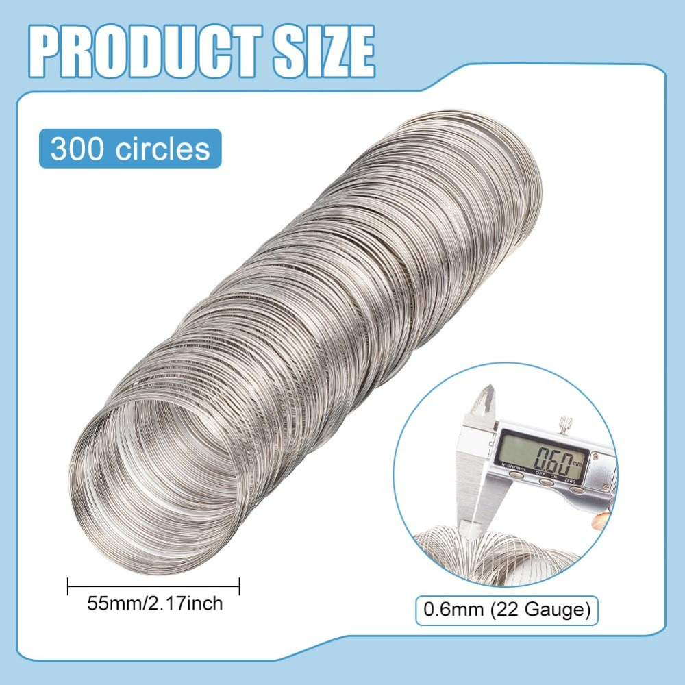 300 루프 쥬얼리 와이어 메모리 비딩 와이어 팔찌 와 - Memory Wire Bracelet 리뷰 및 가격